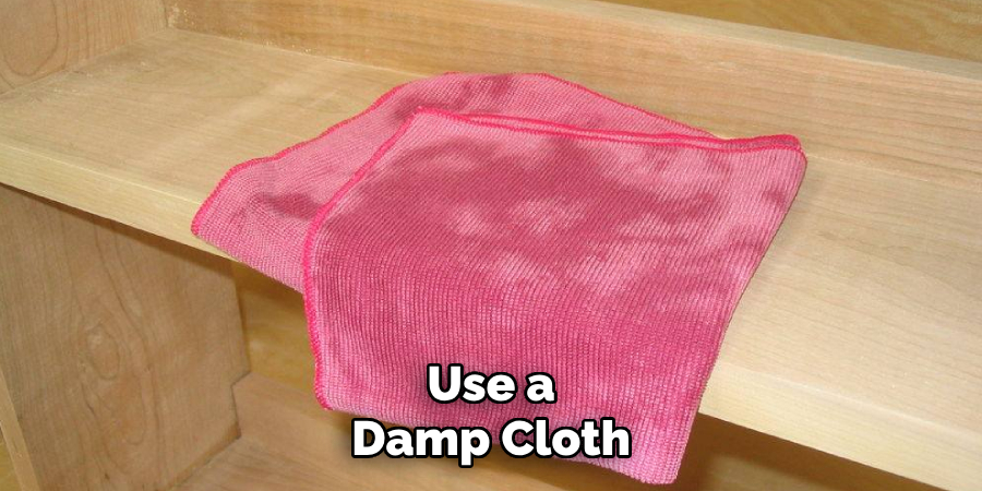 Use a Damp Cloth