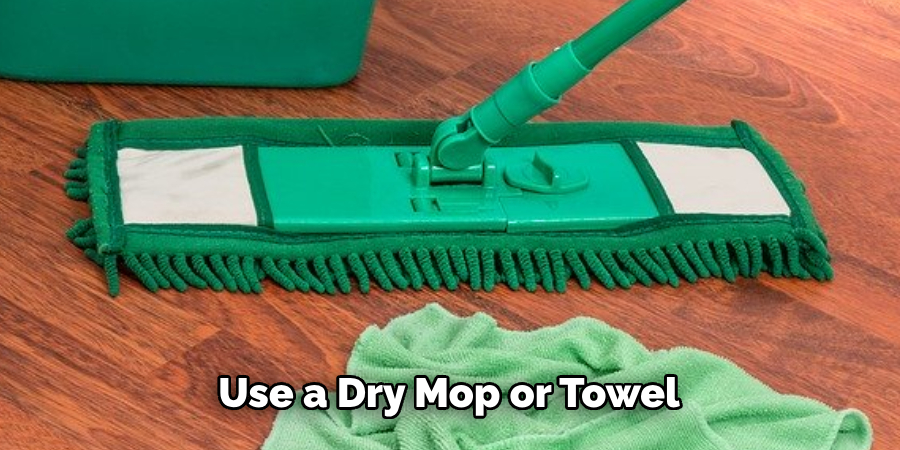 Use a Dry Mop or Towel