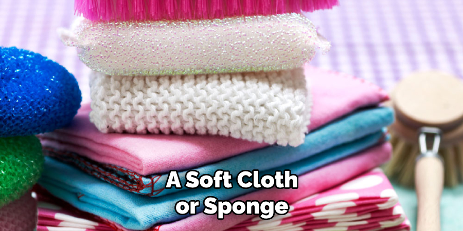 A Soft Cloth or Sponge