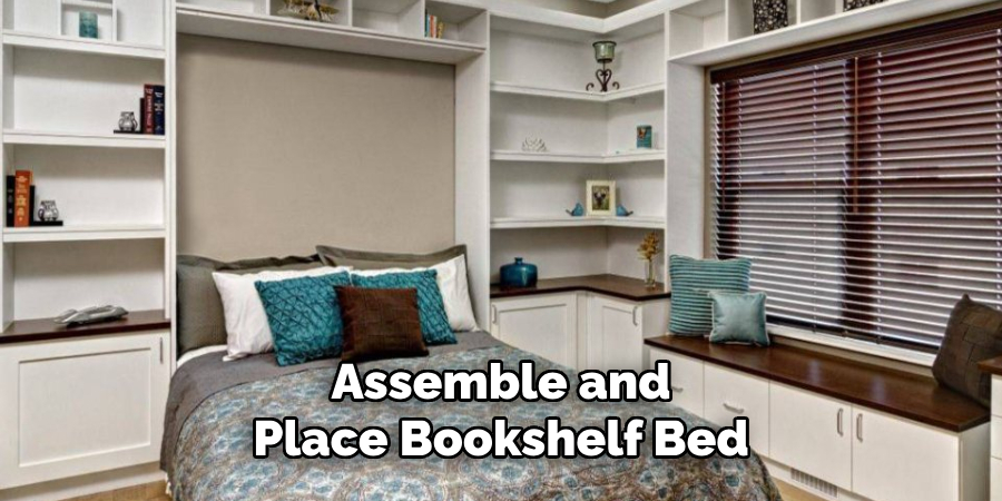 Assemble and Place Bookshelf Bed