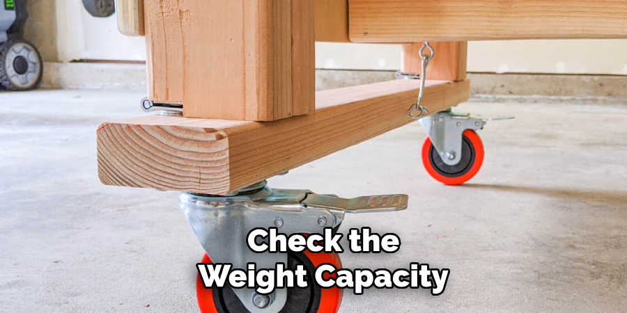 Check the Weight Capacity