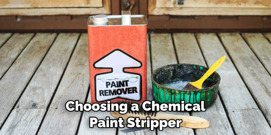 Choosing a Chemical Paint Stripper