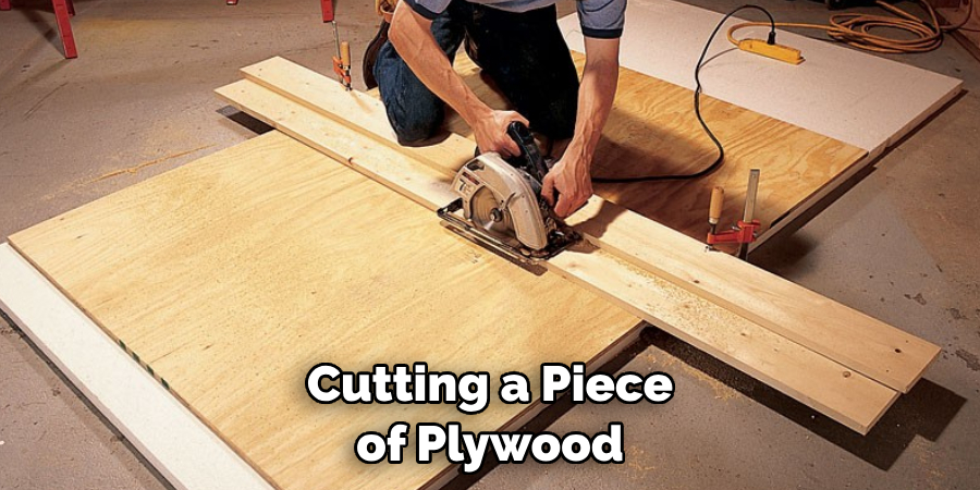 Cutting a Piece of Plywood