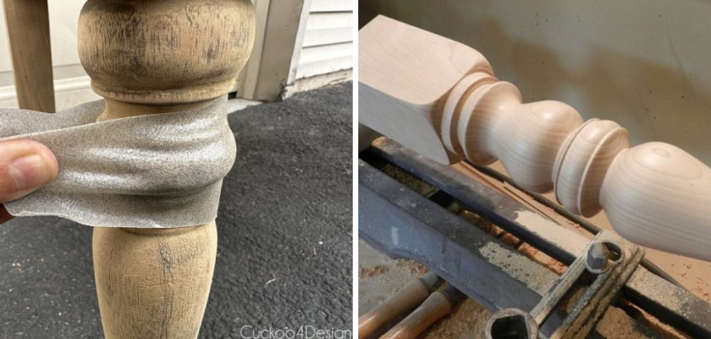 How to Sand Curved Table Legs
