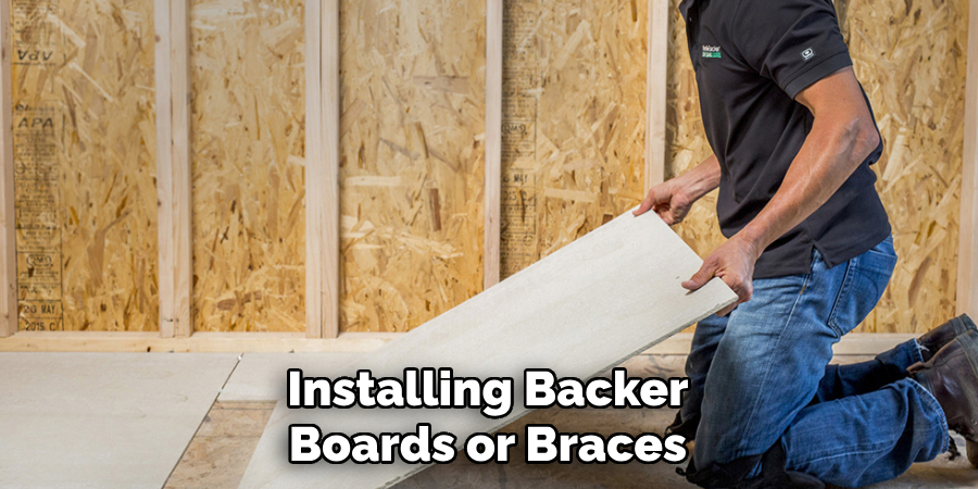 Installing Backer Boards or Braces