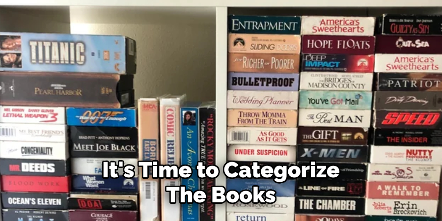 It's Time to Categorize the Books