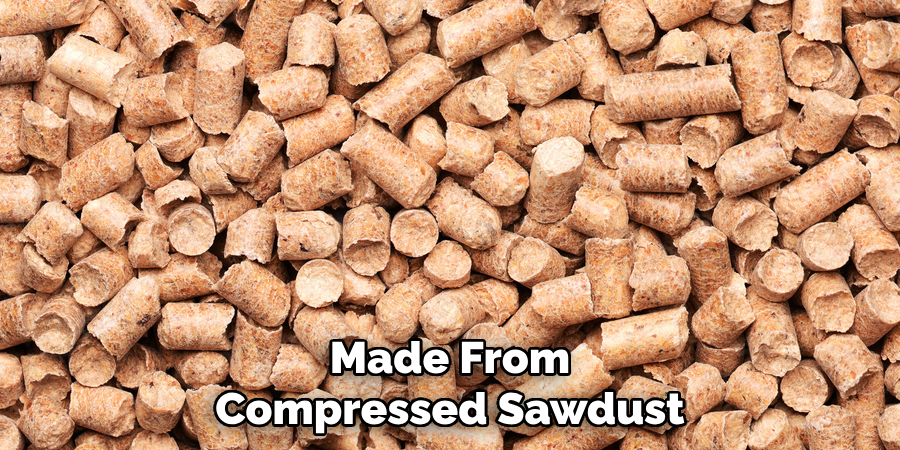 Made From Compressed Sawdust