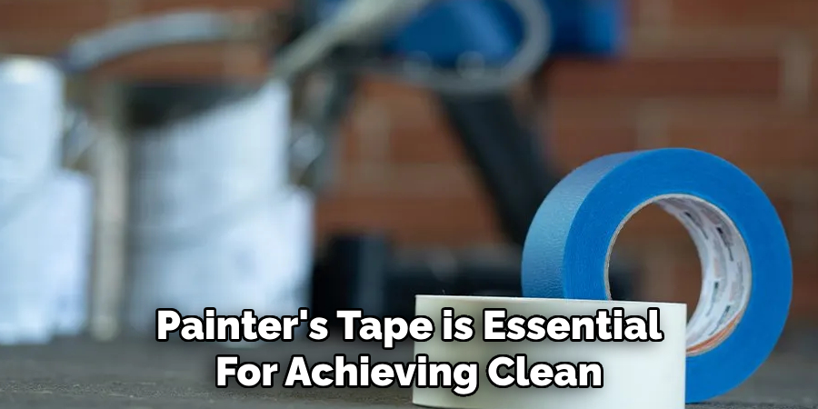 Painter's Tape is Essential For Achieving Clean