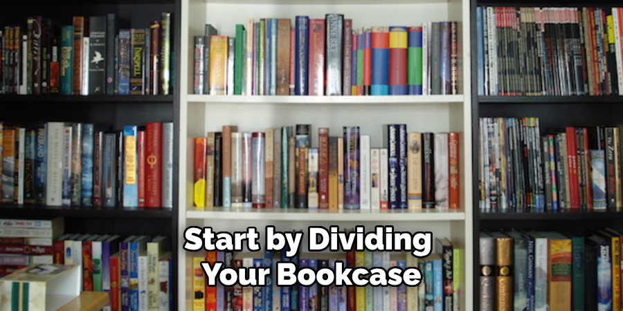 Start by Dividing Your Bookcase