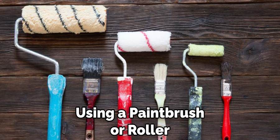 Using a Paintbrush or Roller