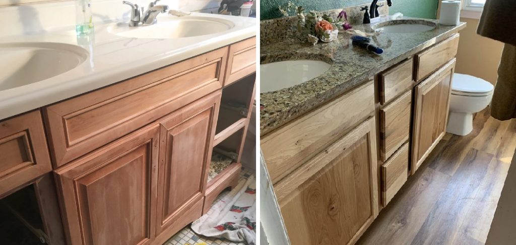 How to Refinish Bathroom Cabinets