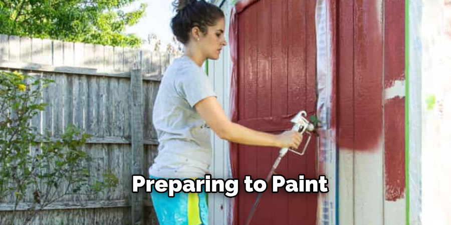 Preparing to Paint