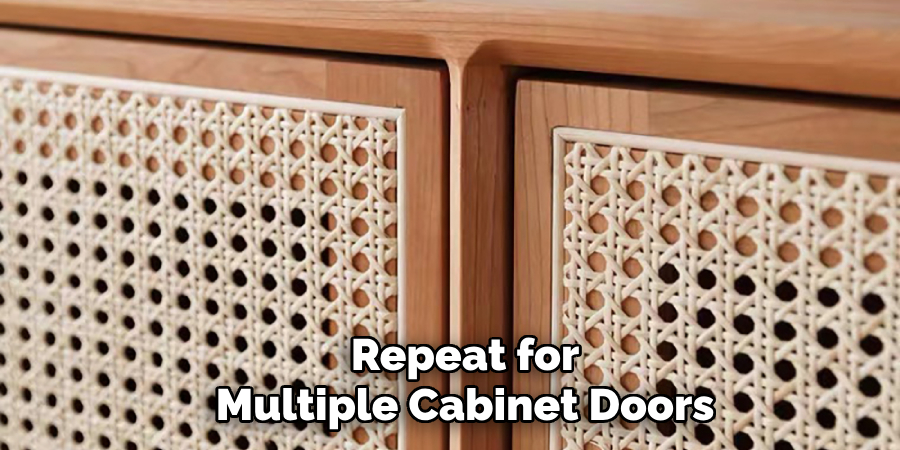 Repeat For Multiple Cabinet Doors