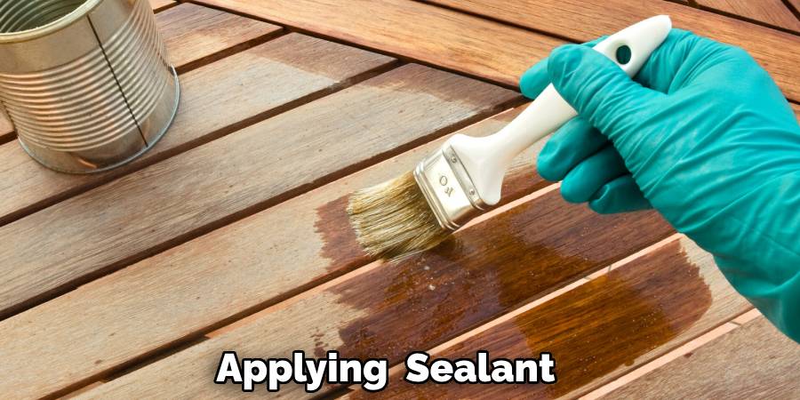 Applying  Sealant