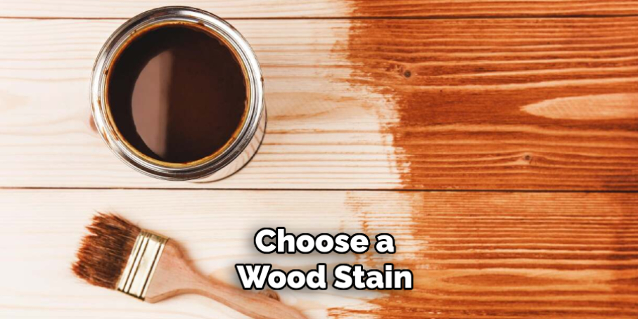 Choose a Wood Stain 