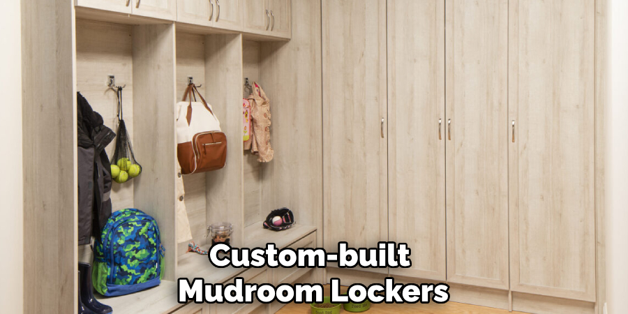 Custom-built Mudroom Lockers