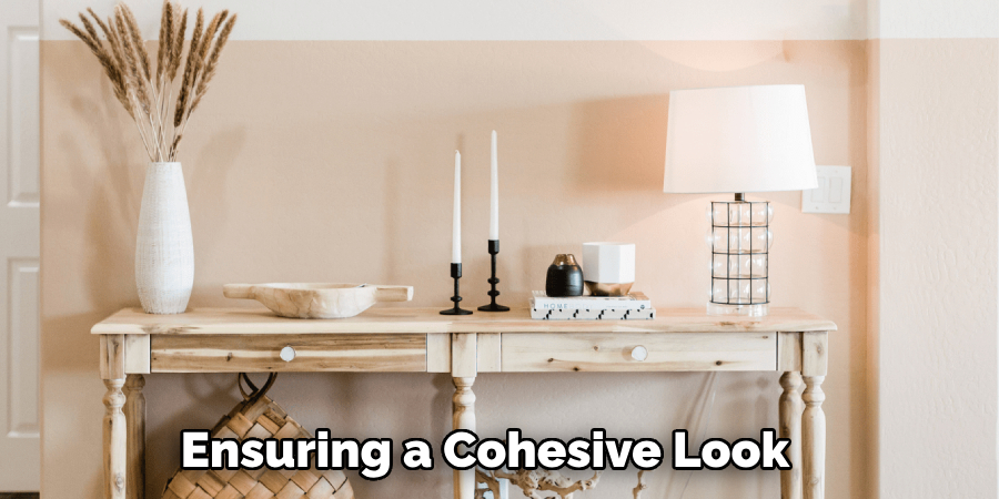Ensuring a Cohesive Look