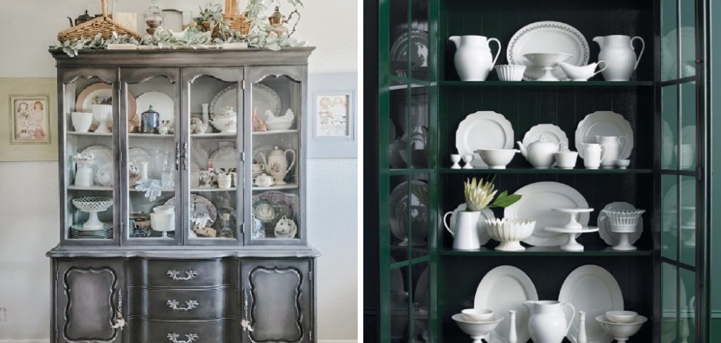 How to Arrange a China Cabinet