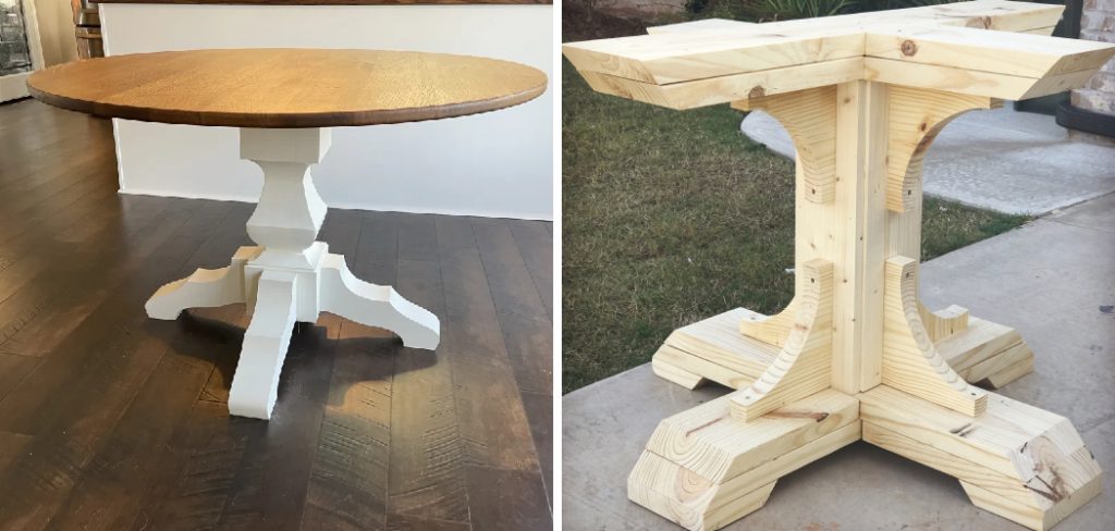 How to Build Pedestal Table