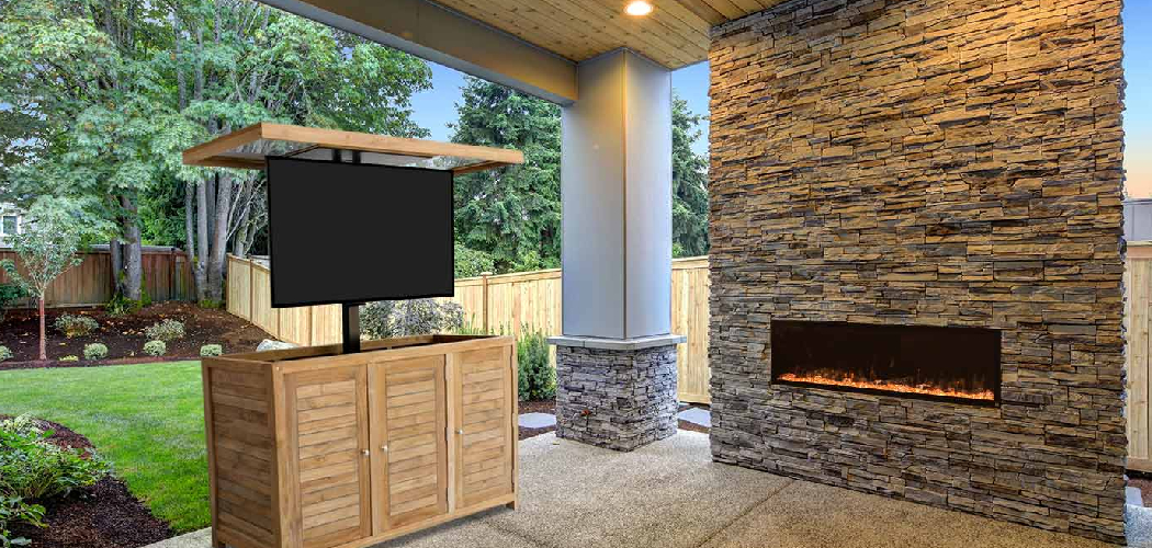 How to Build an Outdoor TV Cabinet