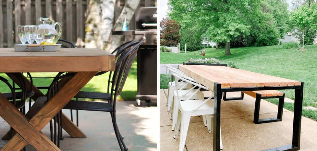 How to Make an Indoor Table an Outdoor Table