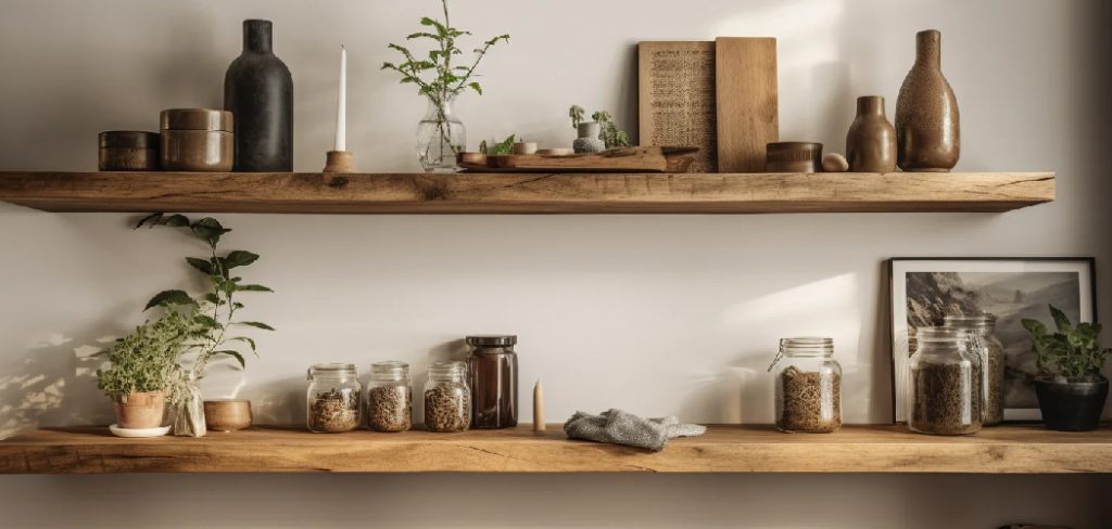 How to Stain Wood Shelves