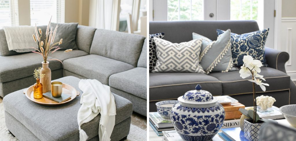 How to Style Ottoman and Coffee Table