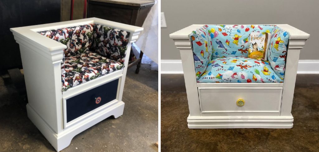 How to Turn a Nightstand Into a Chair