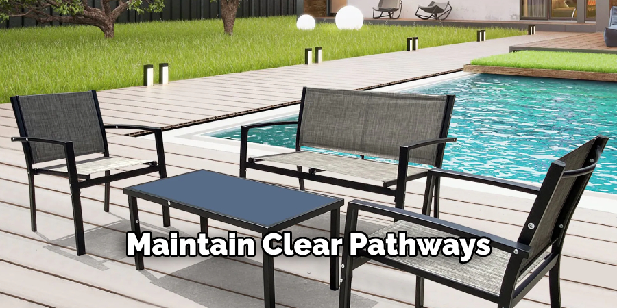 Maintain Clear Pathways