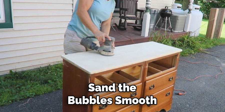 Sand the Bubbles Smooth