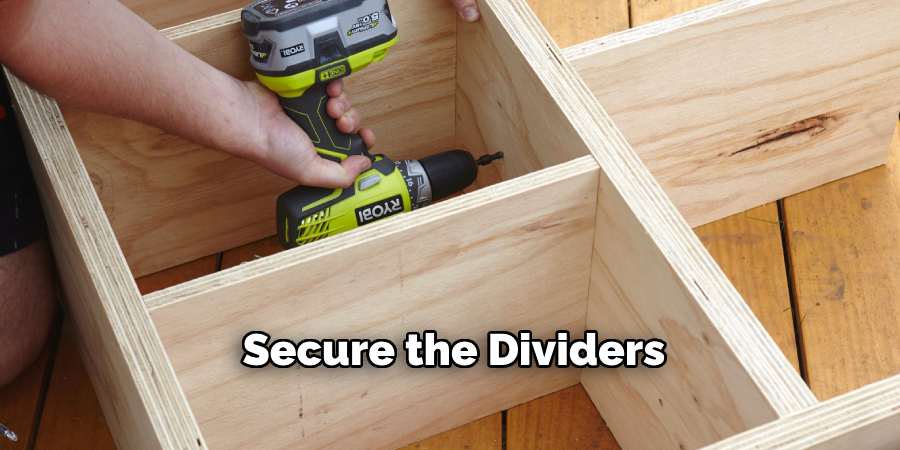 Secure the Dividers