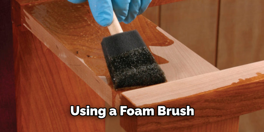 Using a Foam Brush