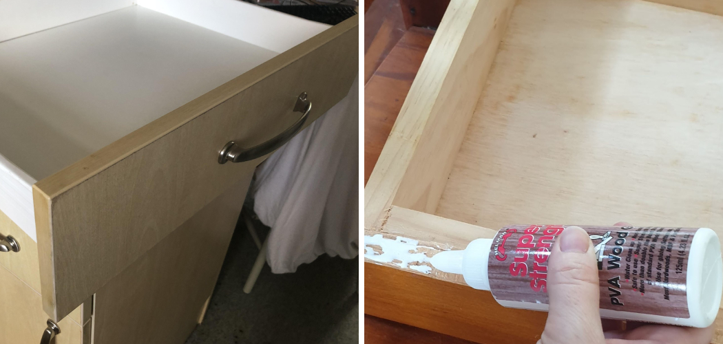 How to Remove Glued Drawer Fronts