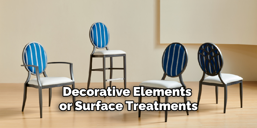 Decorative Elements 
or Surface Treatments