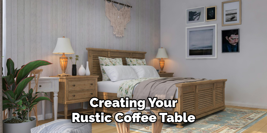 Creating Your 
Rustic Coffee Table