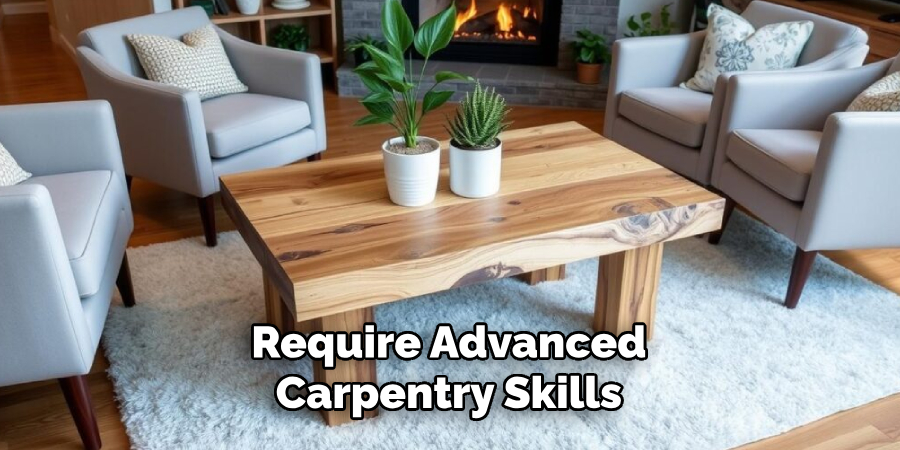 Require Advanced 
Carpentry Skills