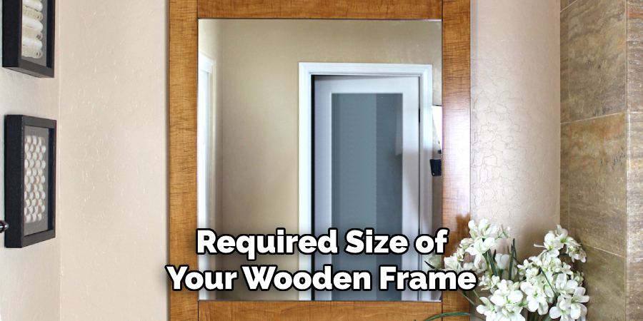 Required Size of 
Your Wooden Frame