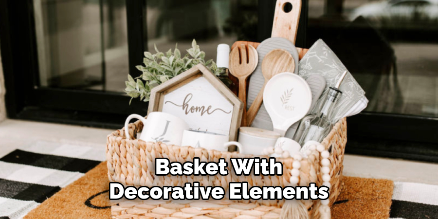 Basket With 
Decorative Elements