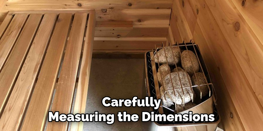 Carefully
Measuring the Dimensions