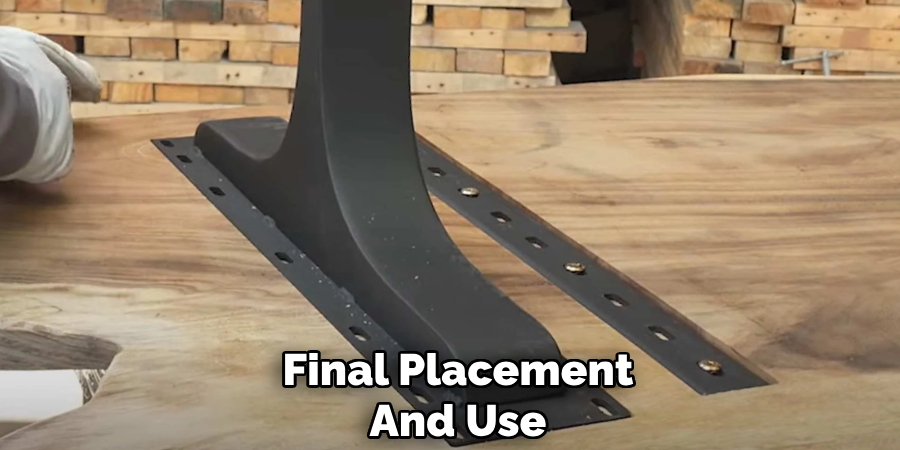 Final Placement
And Use