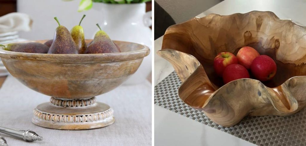 How to Make a Fruit Bowl Out of Wood