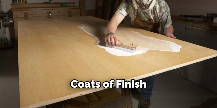 Coats of Finish