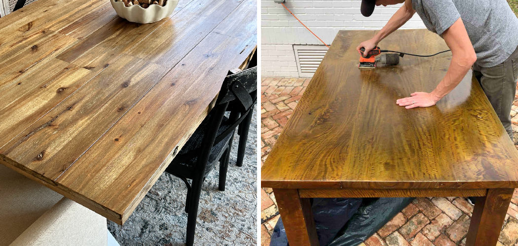 How to Restore Wooden Dining Table