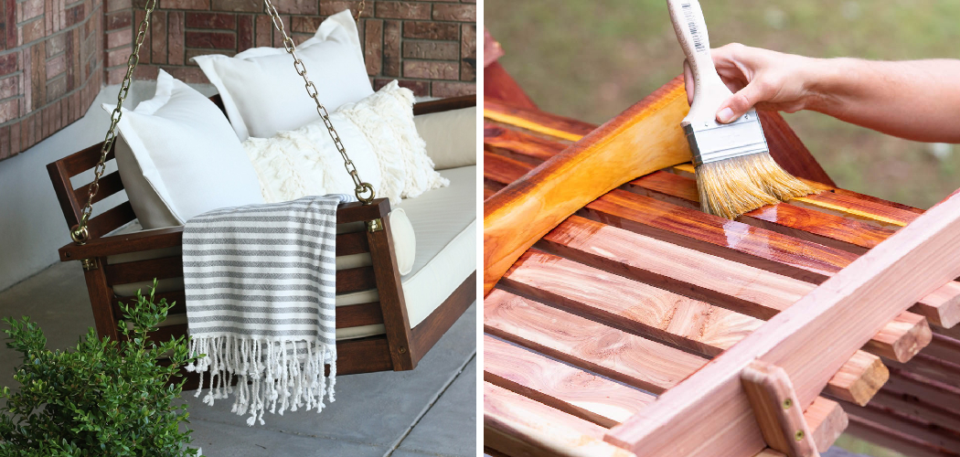 How to Stain a Wood Swing