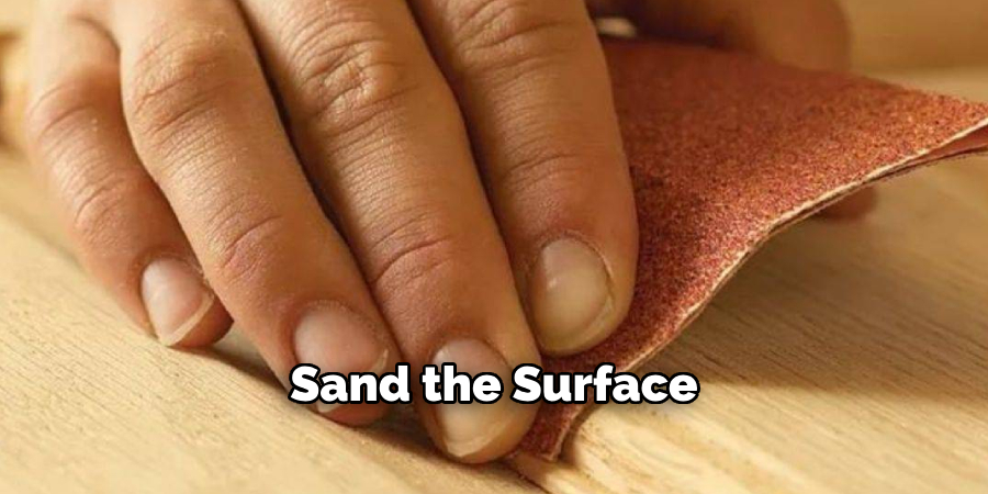 Sand the Surface