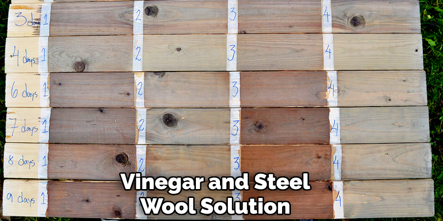 Vinegar and Steel
Wool Solution