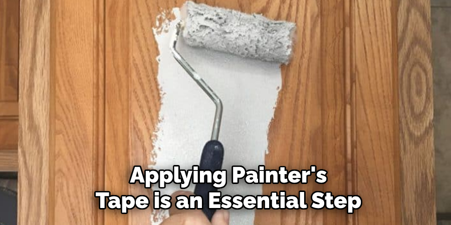 Applying Painter's Tape is an Essential Step