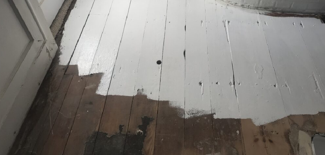 How to Paint Wood Floors White