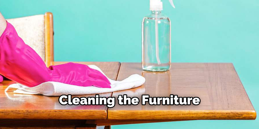 Cleaning the Furniture