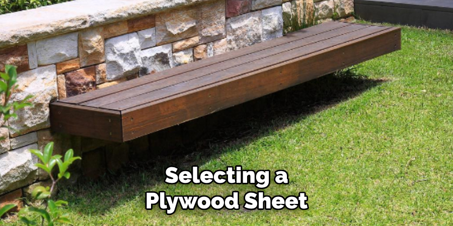 Selecting a Plywood Sheet